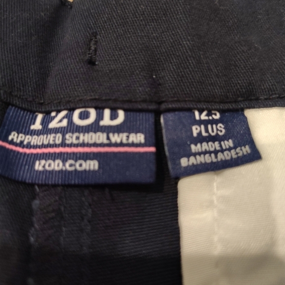 IZOD School Approved Wear Girls 12.5 Navy Adaptive School Girl Uniform Academia - Picture 4 of 12